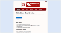 Desktop Screenshot of mdfnet.se